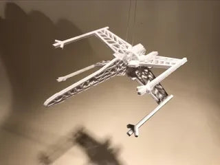 Snowflake Star Wars X-Wing Kit Card